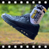 SneakFreaxx Chaussettes Woof Puppy Blanc-Jaune